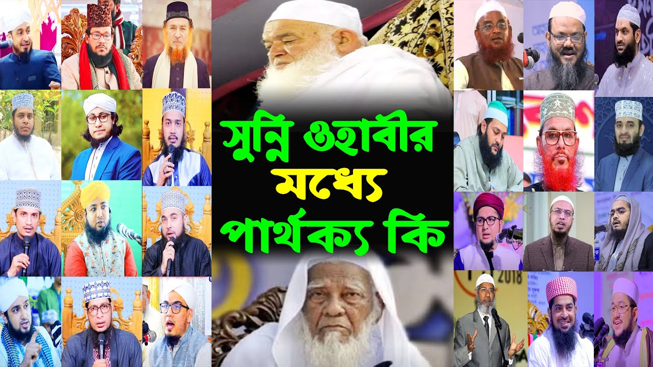 সুন্নি ওহাবীর মধ্যে পার্থক্য কি । Mufti Alauddin Jihadi । ওহাবী কারা সুন্নি কারা । ওহাবী চিনার উপায়