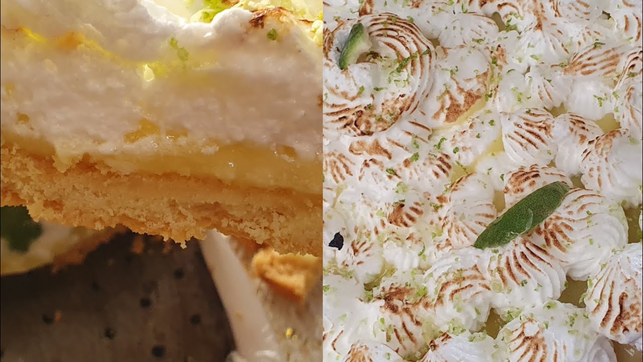 tarte au citron 🍋meringue italienne ترت بالليمون ناجحة100/100 و المرانڤ إيطالية