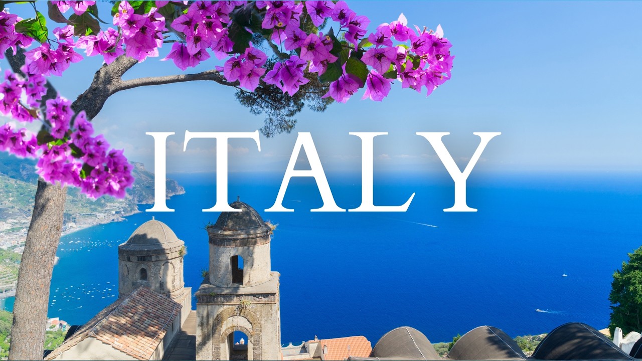 Discover Italy in 4K – Scenic Relaxation Views with Soothing Music 🇮🇹✨ (Italy Drone)