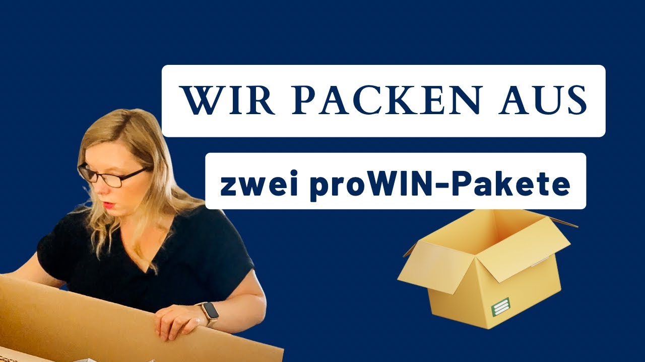 Wir packen aus - zwei proWIN-Pakete mit Reinigern, Wellness- und Best-Friends Produkten