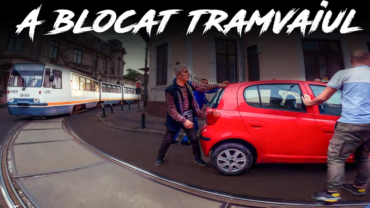 A blocat strada, tramvaiul si apoi, a fugit de politie - Povestiri in trafic ep.70