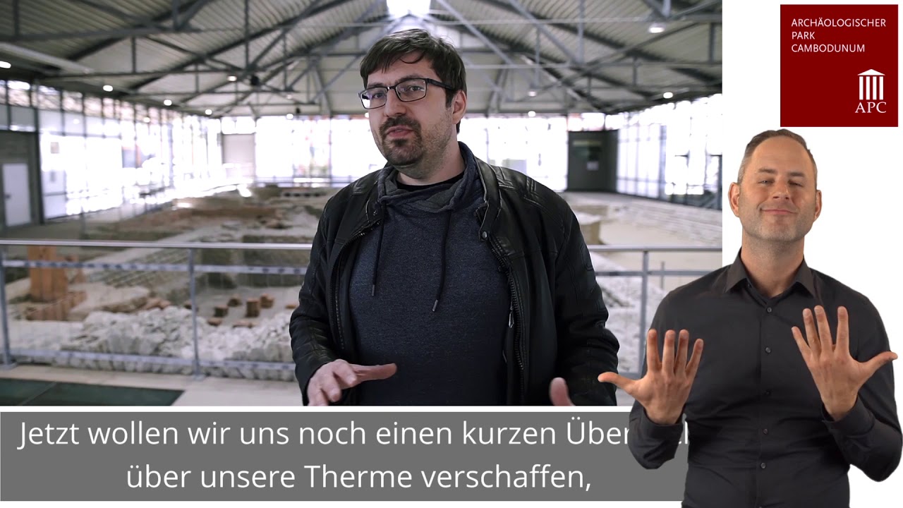 Archäologischer Park Cambodunum (APC), Kempten: Kleine Thermen, Führung Teil 2