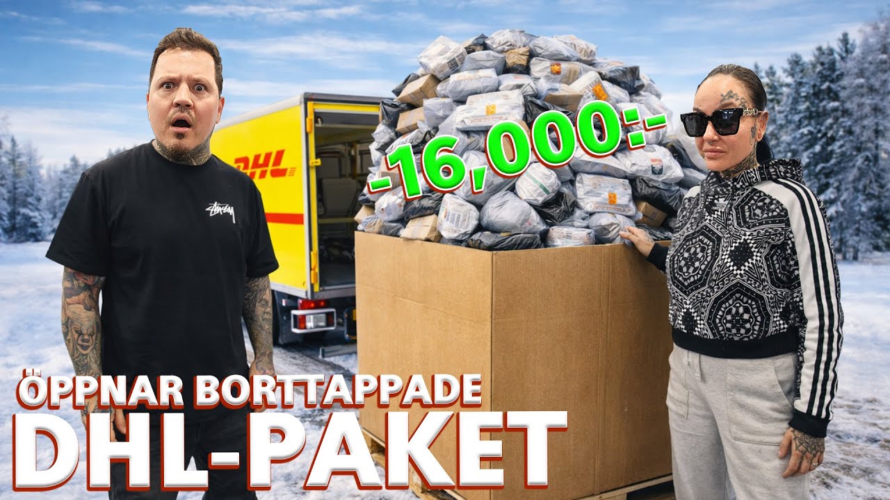 Vi Köpte En HEL PALL Med Outhämtade DHL Paket För 16 000 kr – HELT SJUKA PAKET!