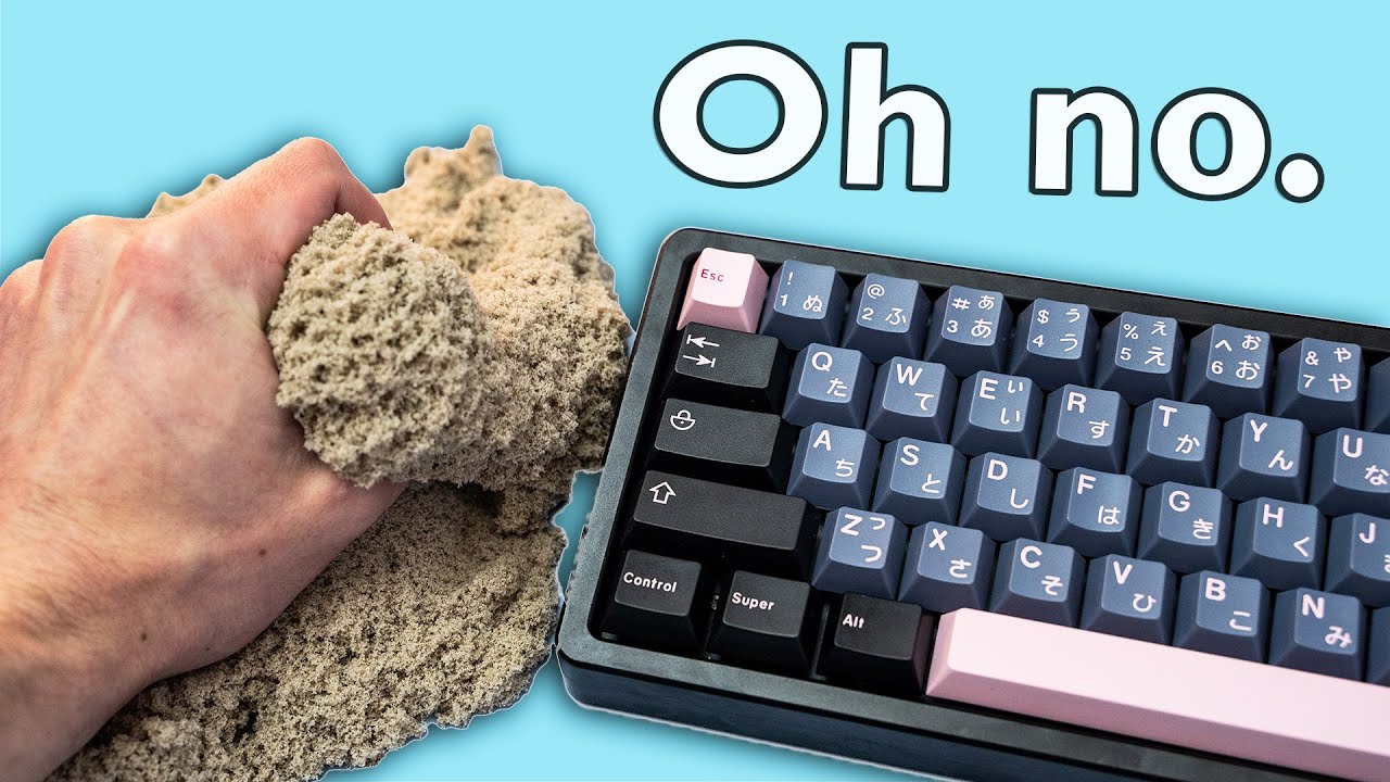 I Put Kinetic Sand in my KEYBOARD. (So You Don't Have To...)