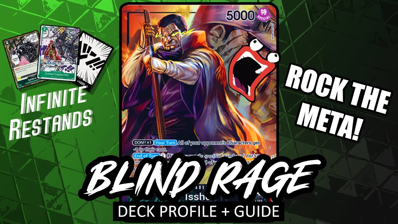 One Piece TCG - OP4 Issho Deck Profile - RESTAND SHENANIGANS!!!