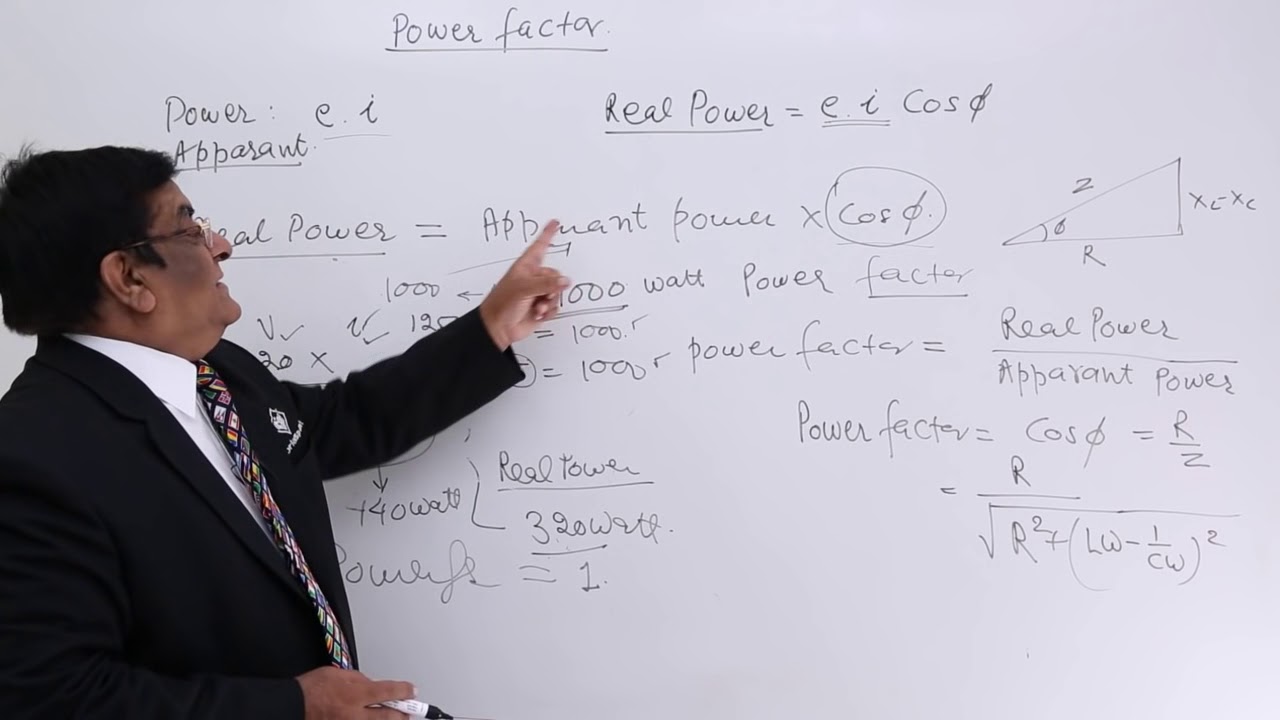 Class 12th – Power Factor | Alternating Current | Tutorials Point