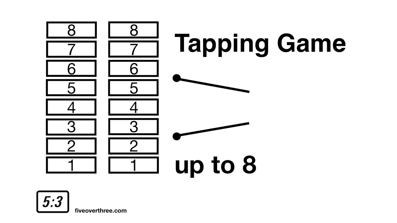 Tapping Game up to 8