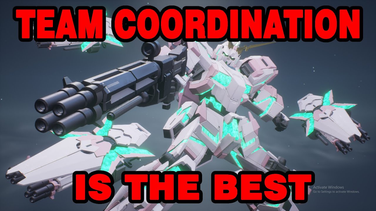[GUNDAM EVOLUTION] Unicorn Gundam | Perfect team execution