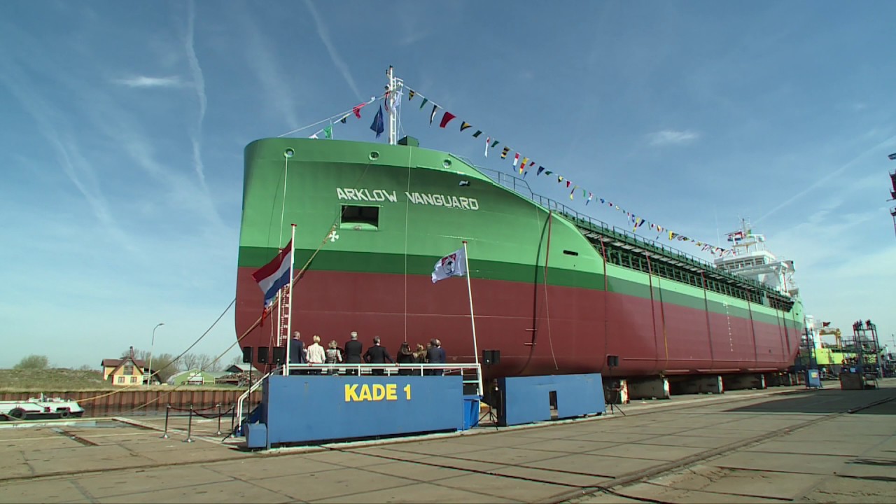 Tewaterlating Arklow Vanguard, 31 maart 2017, Royal Bodewes Hoogezand