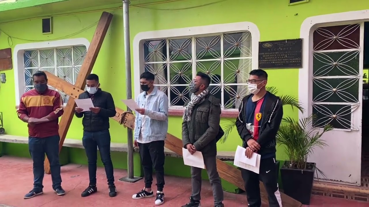 Personas electas llevan acabo los ensayos de los distintos días de la Representación de Semana Santa