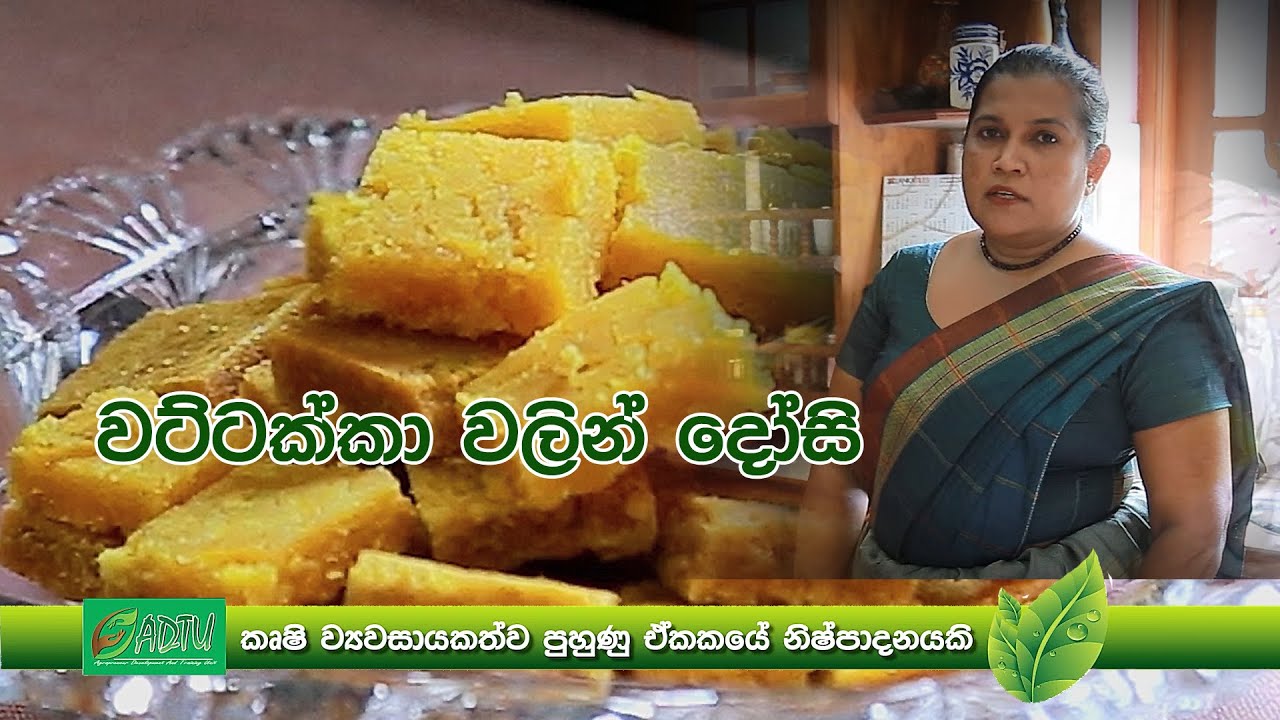 වට්ටක්කා වලින් දෝසි හදමු