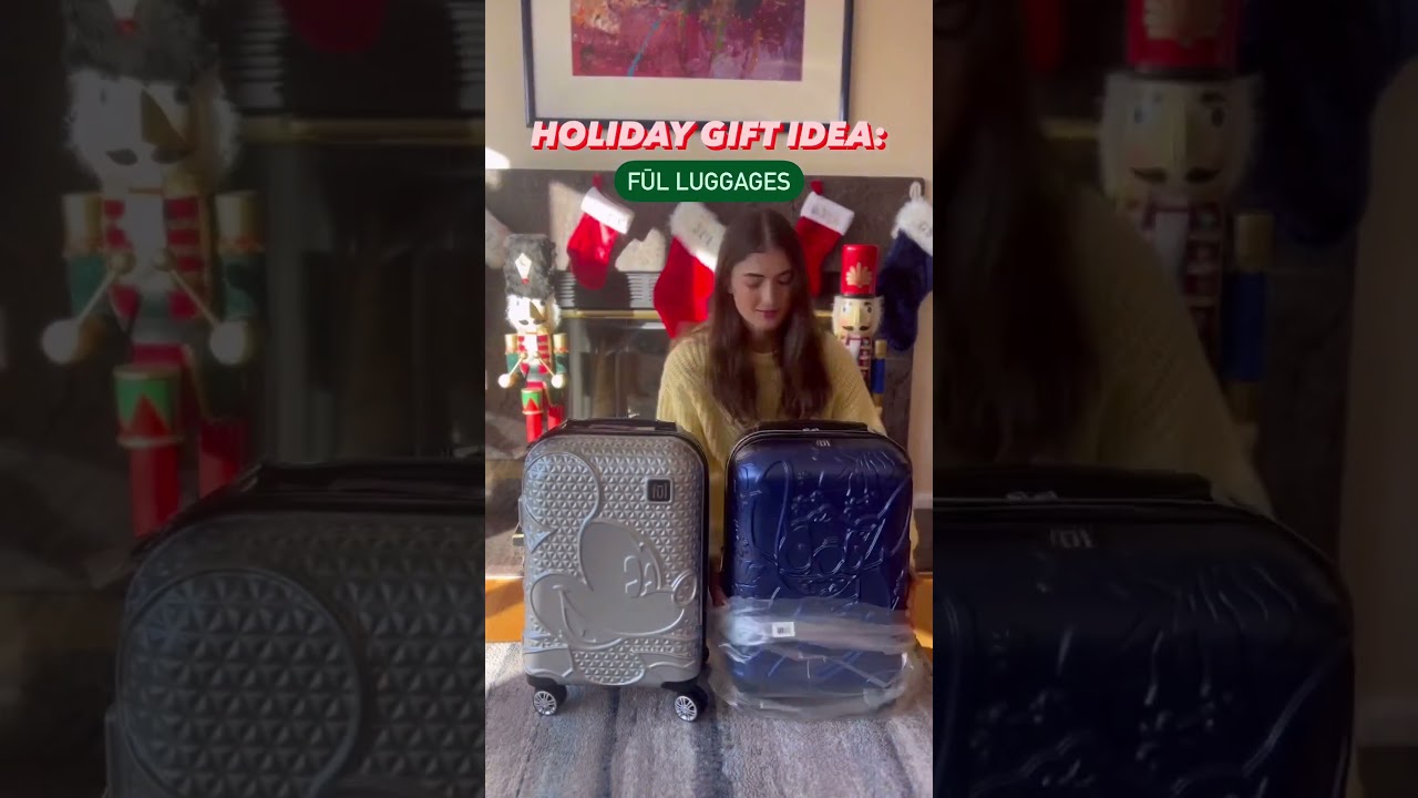 The holiday season is here ⎯ celebrate with these magical Disney suitcase!🎄🎁 @monorailmagic_
