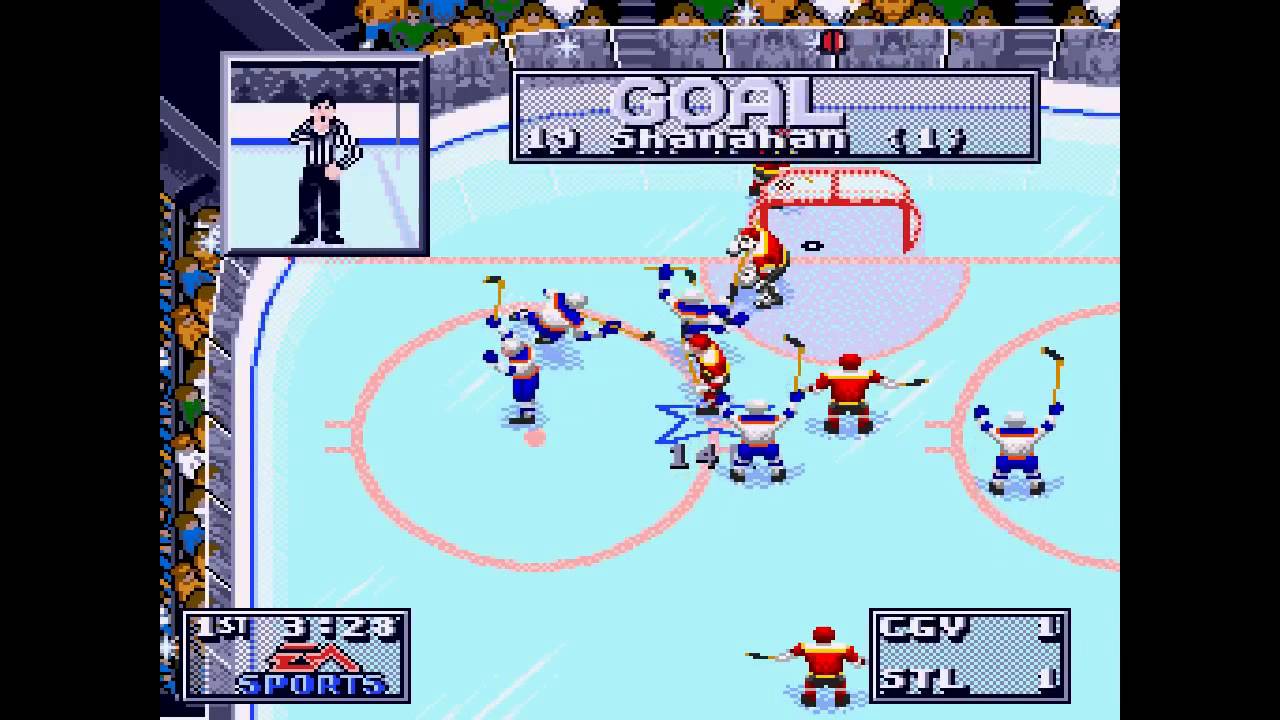 NHL 95 ... (Sega Genesis) Gameplay