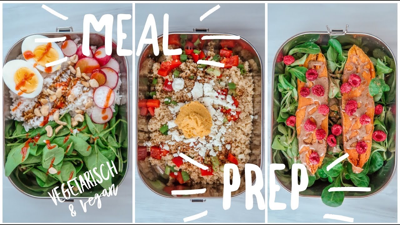 MEAL PREP. Schnelle & einfach Gerichte zum Mitnehmen & Abnehmen. Vegan & Vegetarisch (P)