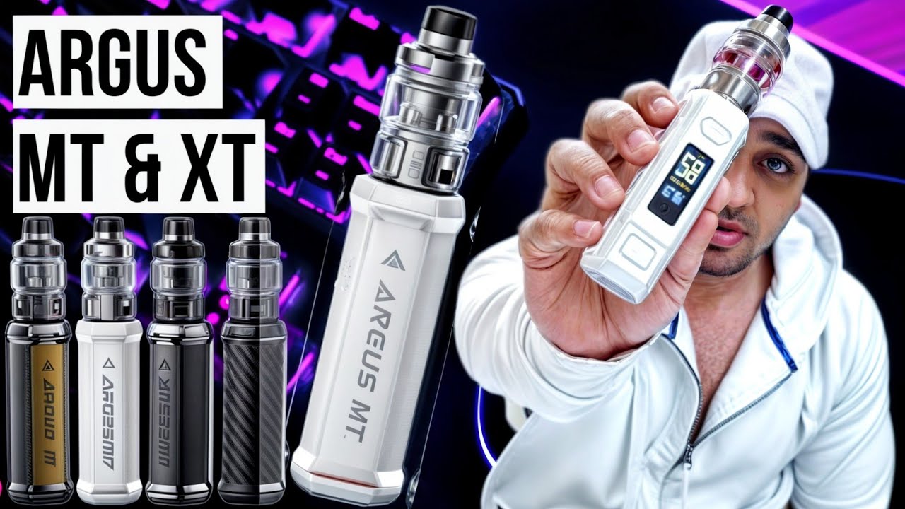 Argus MT and Argus XT By Voopoo in Lovely white color