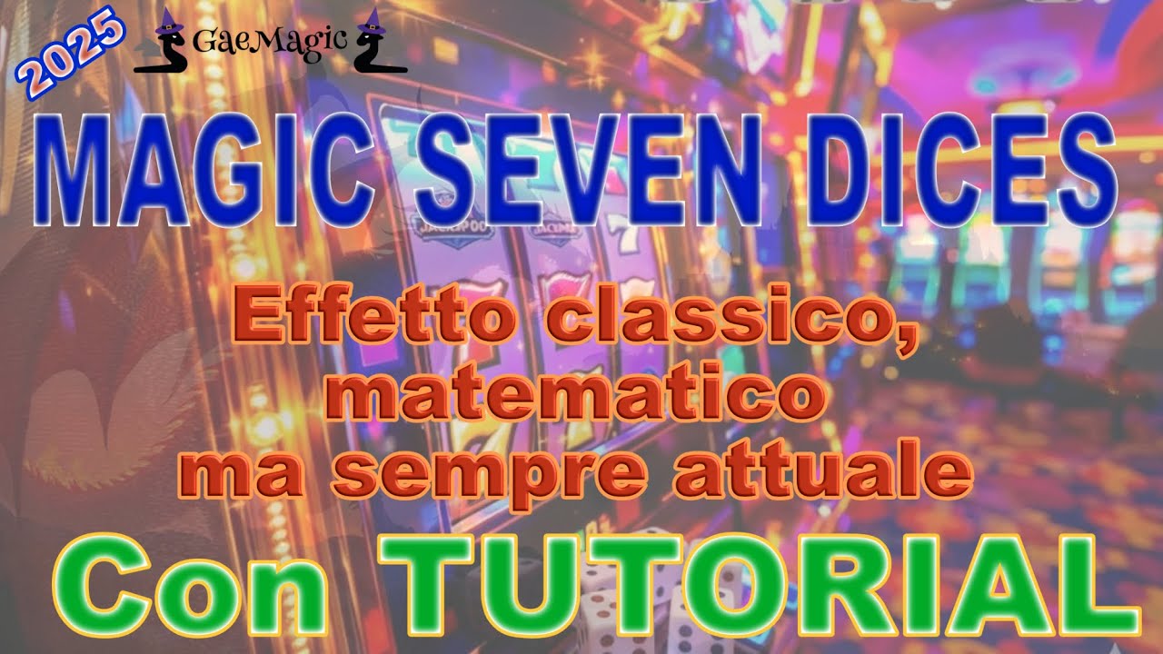 Magic seven dices con #tutorial