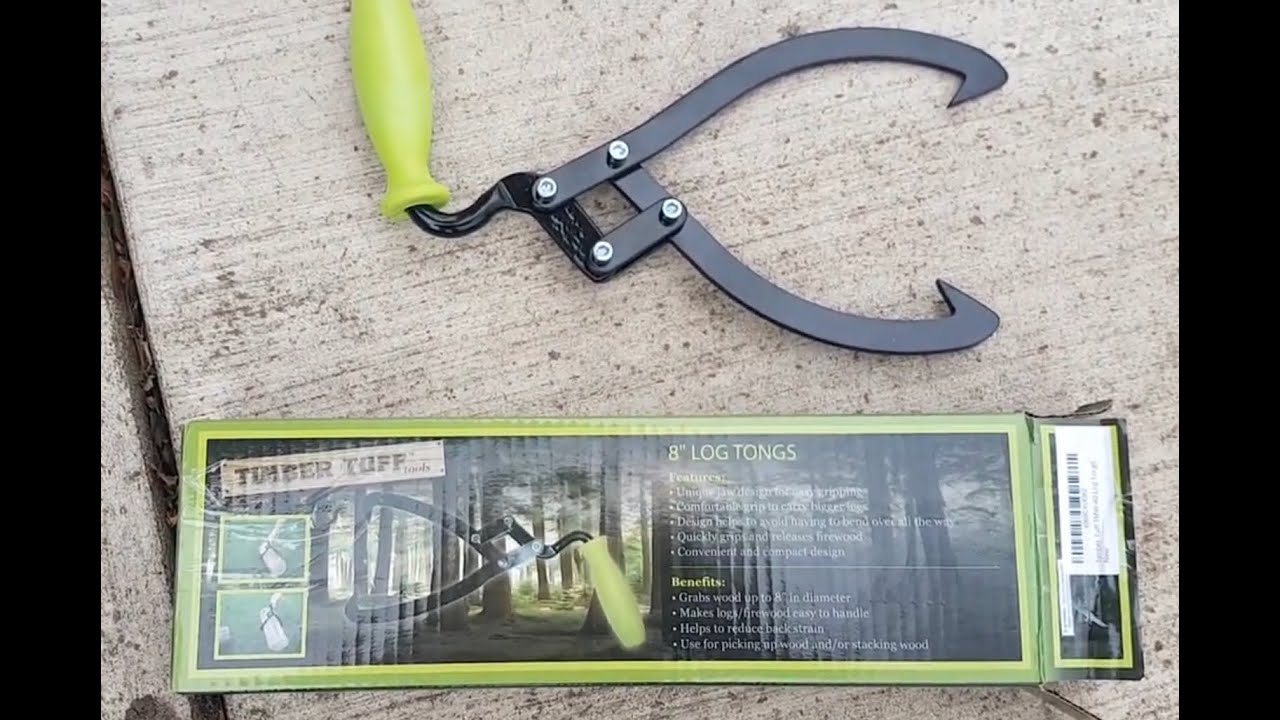 Timber Tuff Log Tongs - pick up logs and wood easily. TMW-40