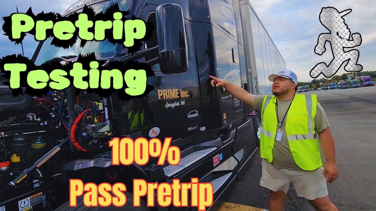 CDL Testing Pretrip Inspection at Prime Inc.