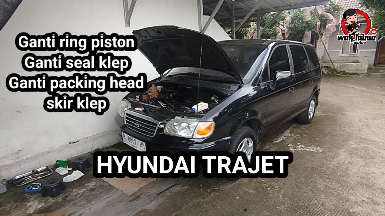 Pergantian ring piston, seal klep, skir klep, packing head silinder hyundai trajet