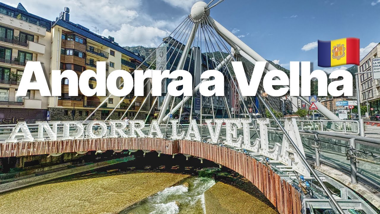Andorra a Velha: Um Tour a Pé Pela Cidade 🇦🇩  | 2024【4K】Andando por Aí - Walking tours