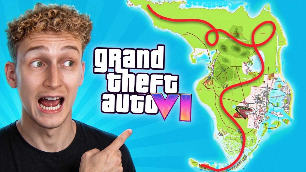 GTA V - PRZEZ CAŁĄ MAPĘ z GTA 6!