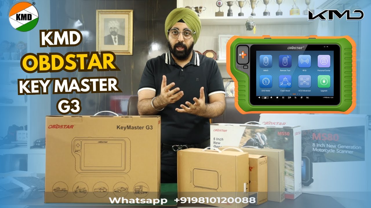 KMD OBDSTAR G3 ALL in 1 Unboxing and Registration WHATSAPP 9810120088