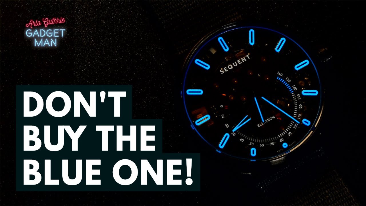 Sequent Elektron Smartwatch Review: A great watch, but don't buy the blue one!