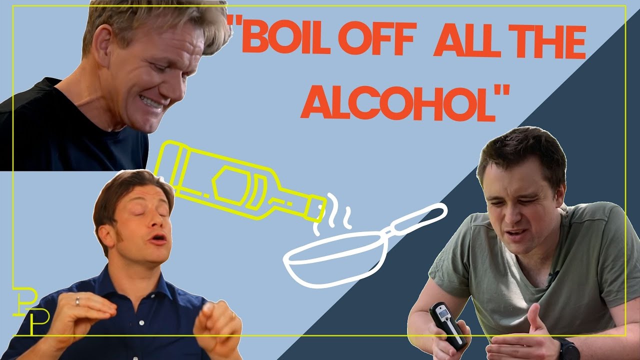 Boiling off all the alcohol