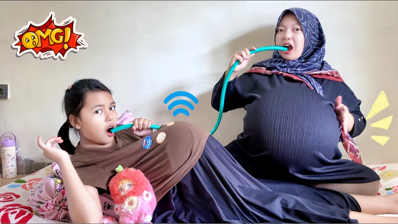 GAWAT⁉️ IBU HAMIL JAILIN REVINA TIUP BALON PERUT SAMPAI BUNCIT 🤰🏻