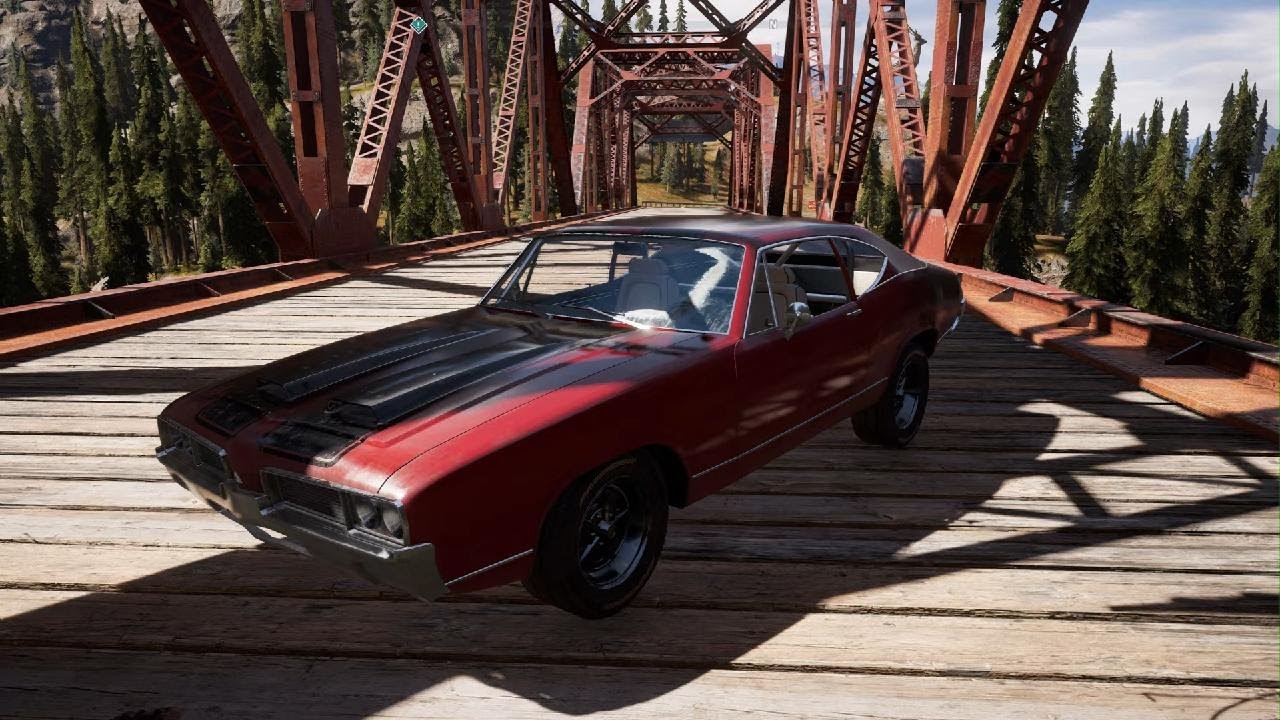 Far Cry 5, Whippin' around the Olds Cutlass.