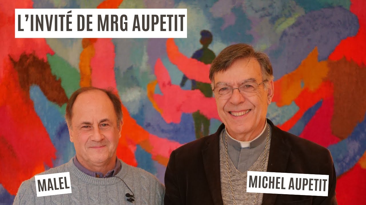 Malel, artiste de la couleur, est l'invité de Mgr Aupetit