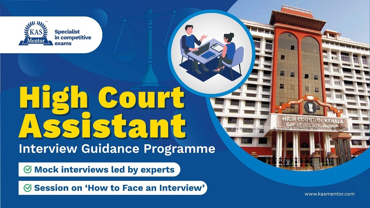 High Court Assistant Interview Guidance Programme orientation session by Justice  B. Kemal Pasha