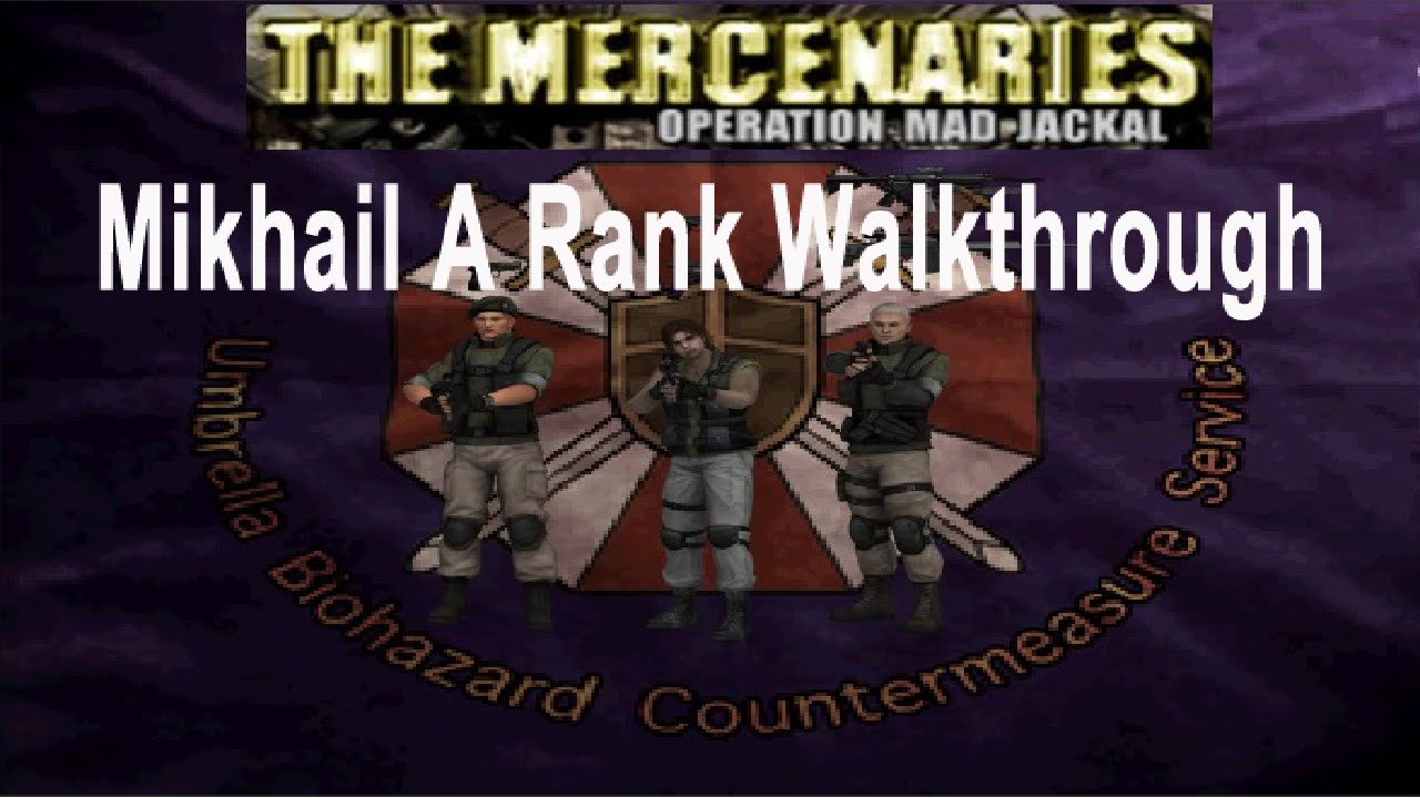 Resident Evil 3 Mercenaries Walkthrough Mikhail PS1