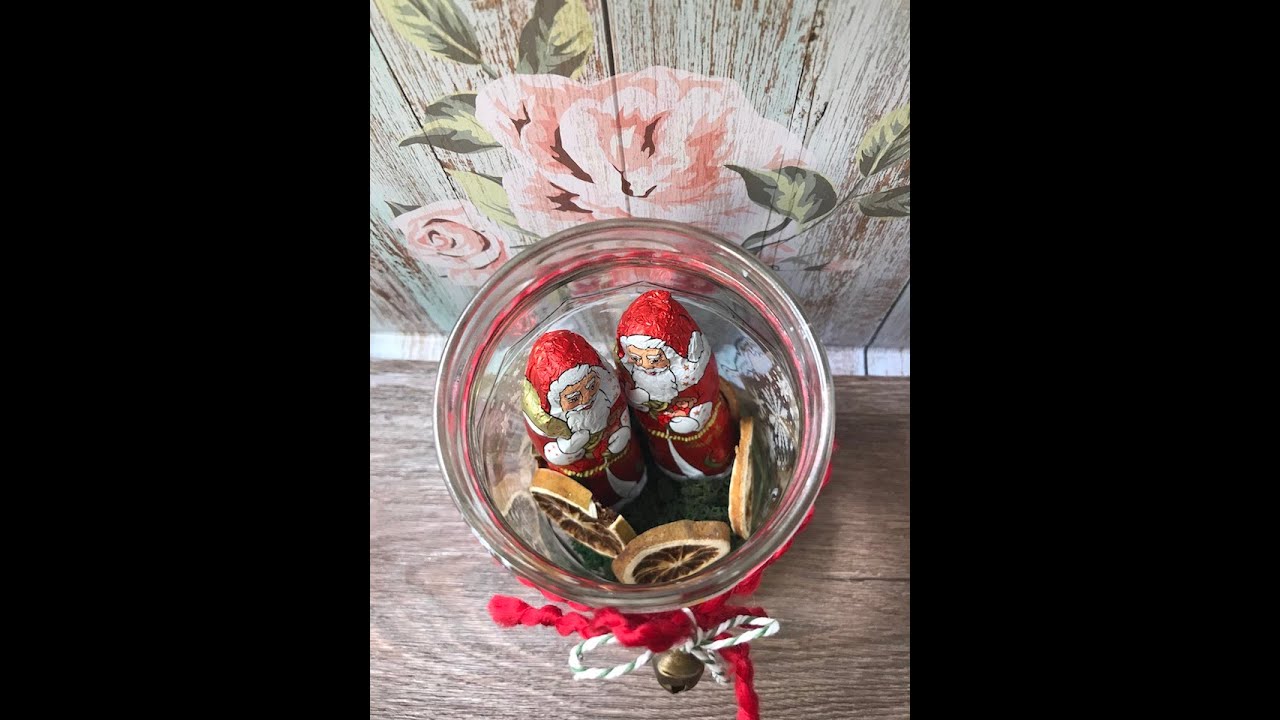 Nikolausglas gef&uuml;llt und bestempelt