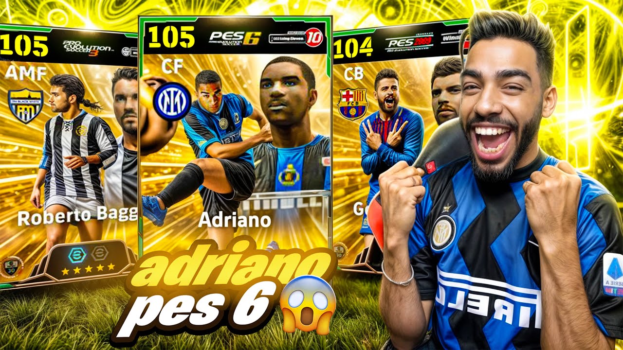 НОВЫЙ АДРИАНО НОСТАЛЬГИЯ PES 6 🥶🔥 ОТКРЫТИЕ ПАКЕТА EFOOTBALL 25 МОБИЛЬНАЯ ВЕРСИЯ