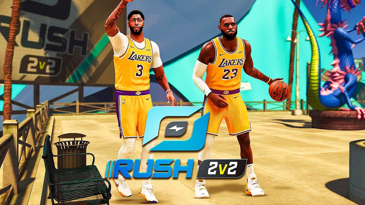 LEBRON JAMES and ANTHONY DAVIS RETURN to DOMINATE the 2V2 RUSH EVENT on NBA 2K21
