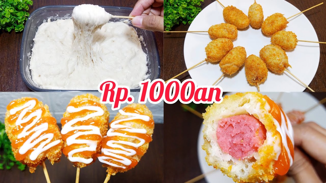 IDE JUALAN 1.000-AN KEKINIAN UNIK SIMPLE 2023, CORNDOG SOSIS MINI