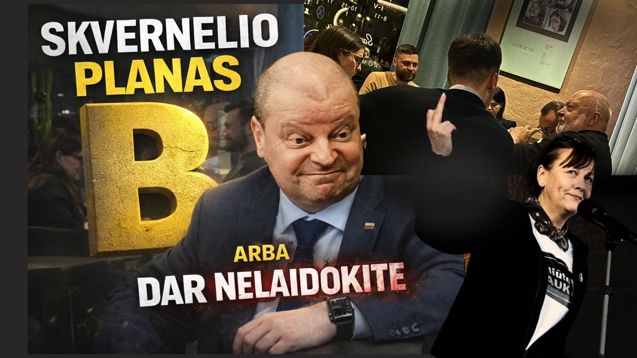 Skvernelio planas B | NUFILMAVOME: LRT mitingo organizatorė &ndash; privačiai  su politikais