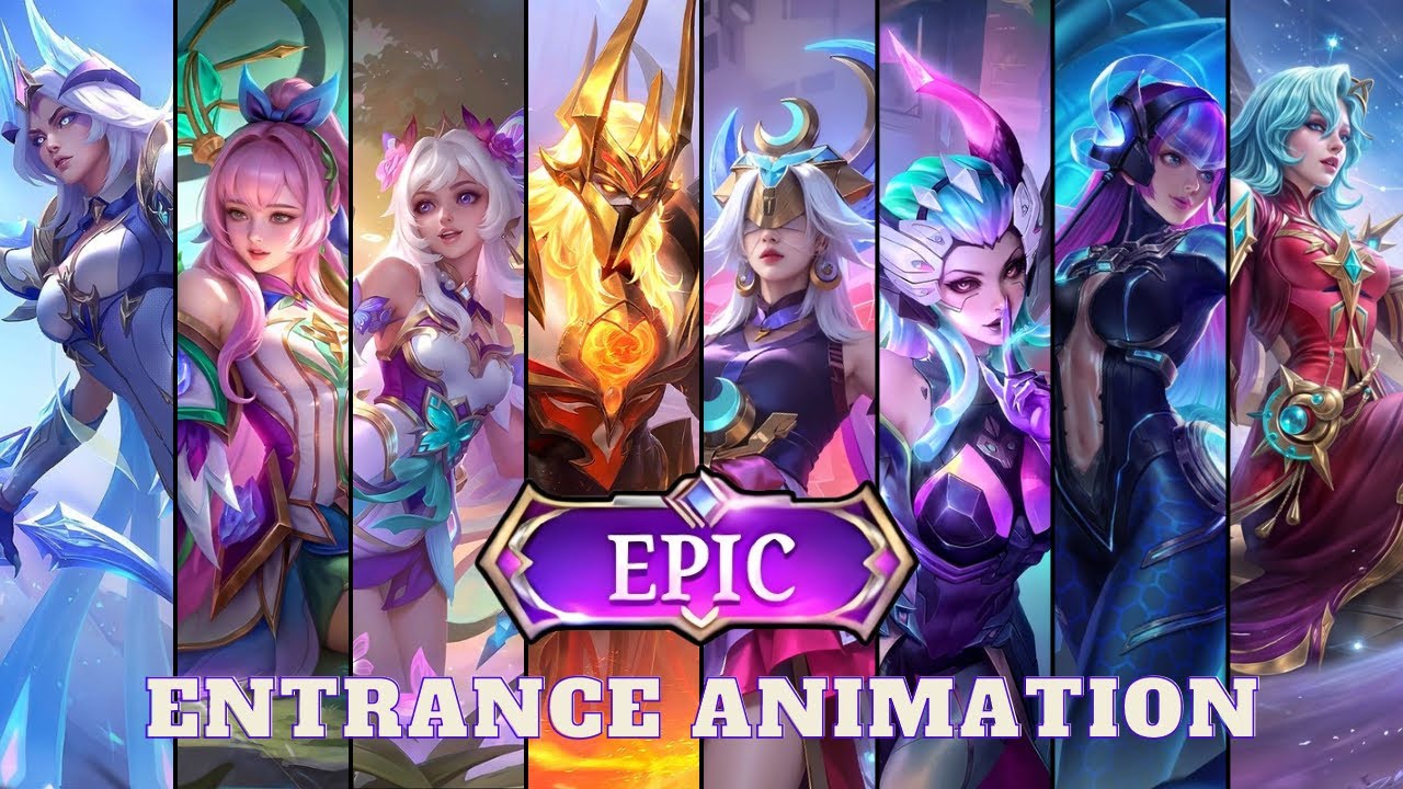 All Epic Skins Release Dates & Entrance Animations in Mobile Legends