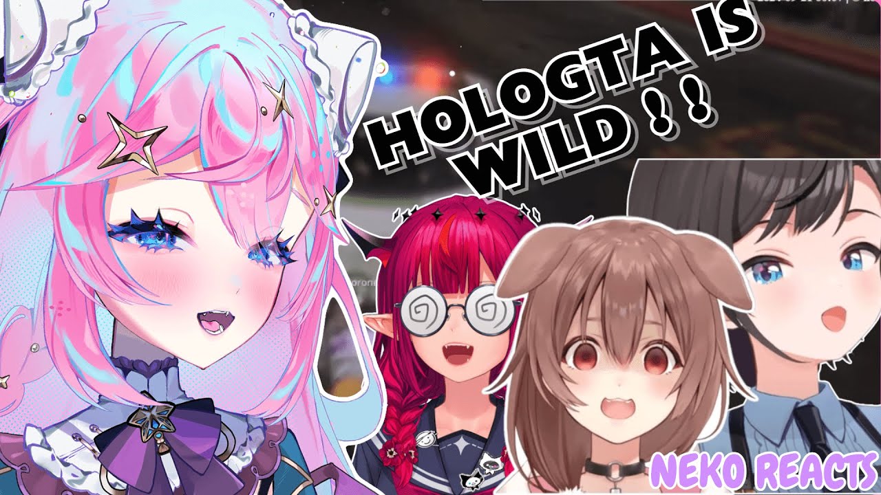 ━☆NEKO REACTS━☆ GTA + HOLOLIVE IS CRAZY ! ! [ HOLOLIVE ] [ Part 2 ]