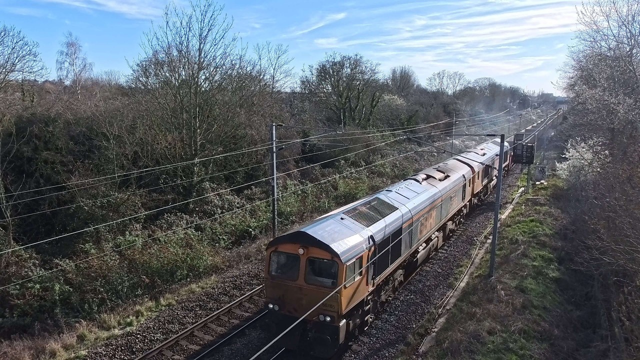 GBRf 66765 + 66728 - 6X37 Hoo Junction Up Yard to Whitemoor Yard L.D.C Gbrf on 02.03.2026