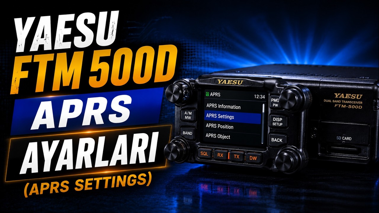 Yaesu Ftm 500D Aprs Ayarları (APRS Settings)