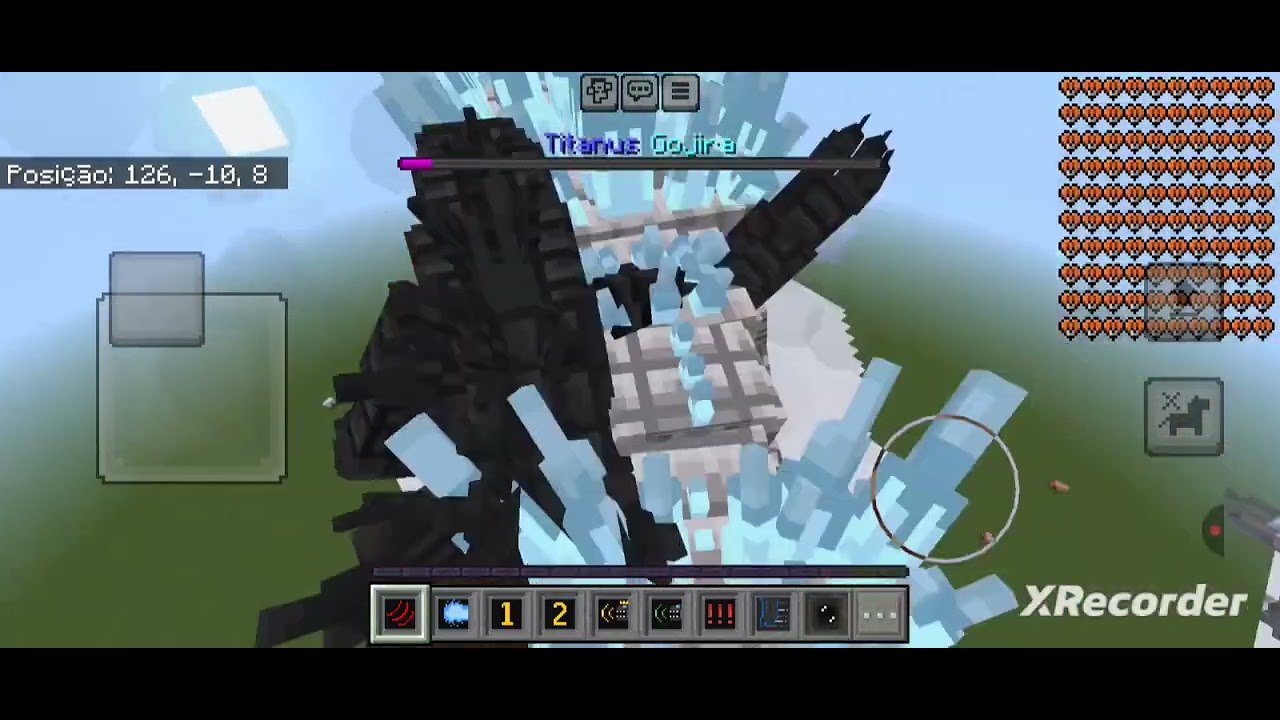 Addon de Godzilla no Minecraft 
