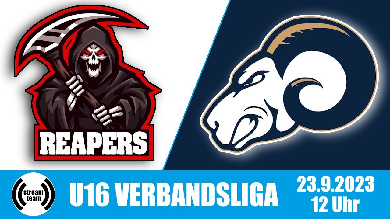 🔴 REAPERS @ Nürnberg Rams - U16 Verbandsliga Bayern - Hof Jokers - Bayreuth Dragons - livestream