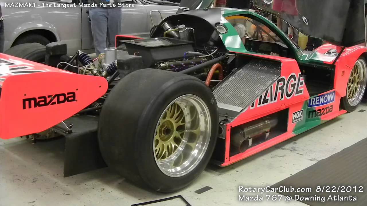 The Mazda 767 - 26B, Four Rotor at Downing Atlanta Revving up!