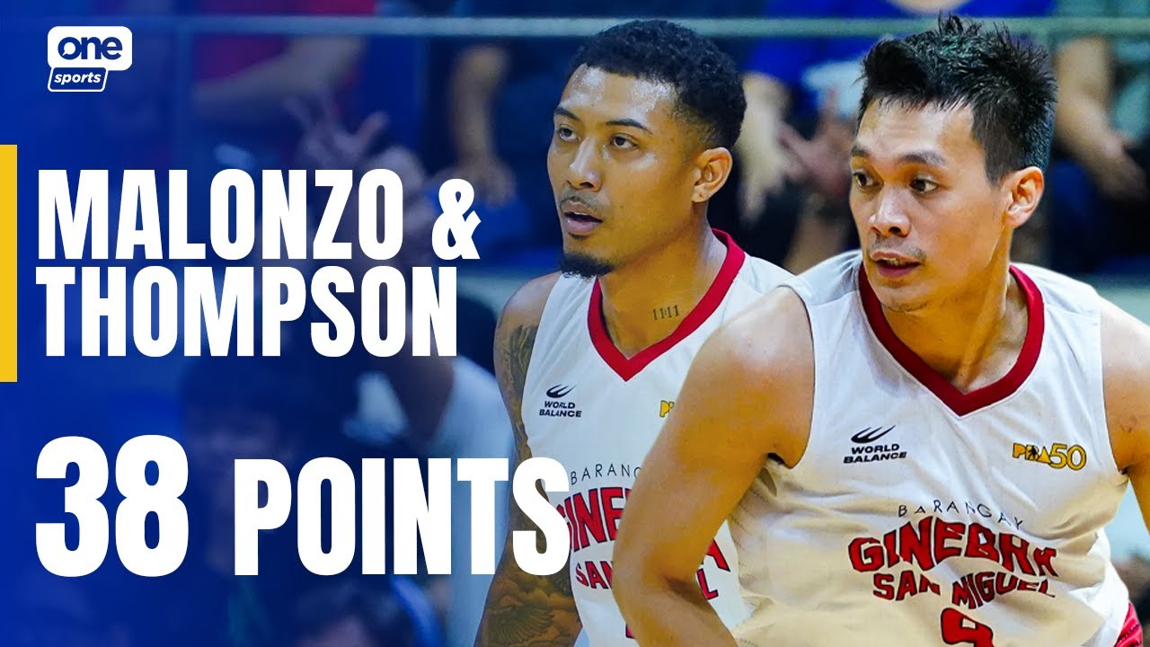 Jamie Malonzo, Scottie Thompson SCORES 38 PTS for Ginebra | PBA SEASON 49 PHILIPPINE CUP SEMIFINALS