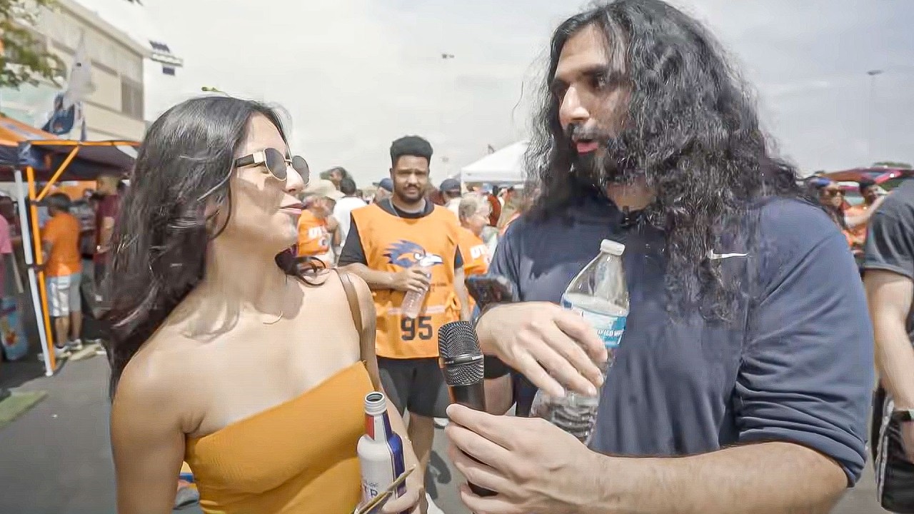 I Took an Introvert to a College Football Game | Esfand's Tailgate Tour Season 5 Episode 1