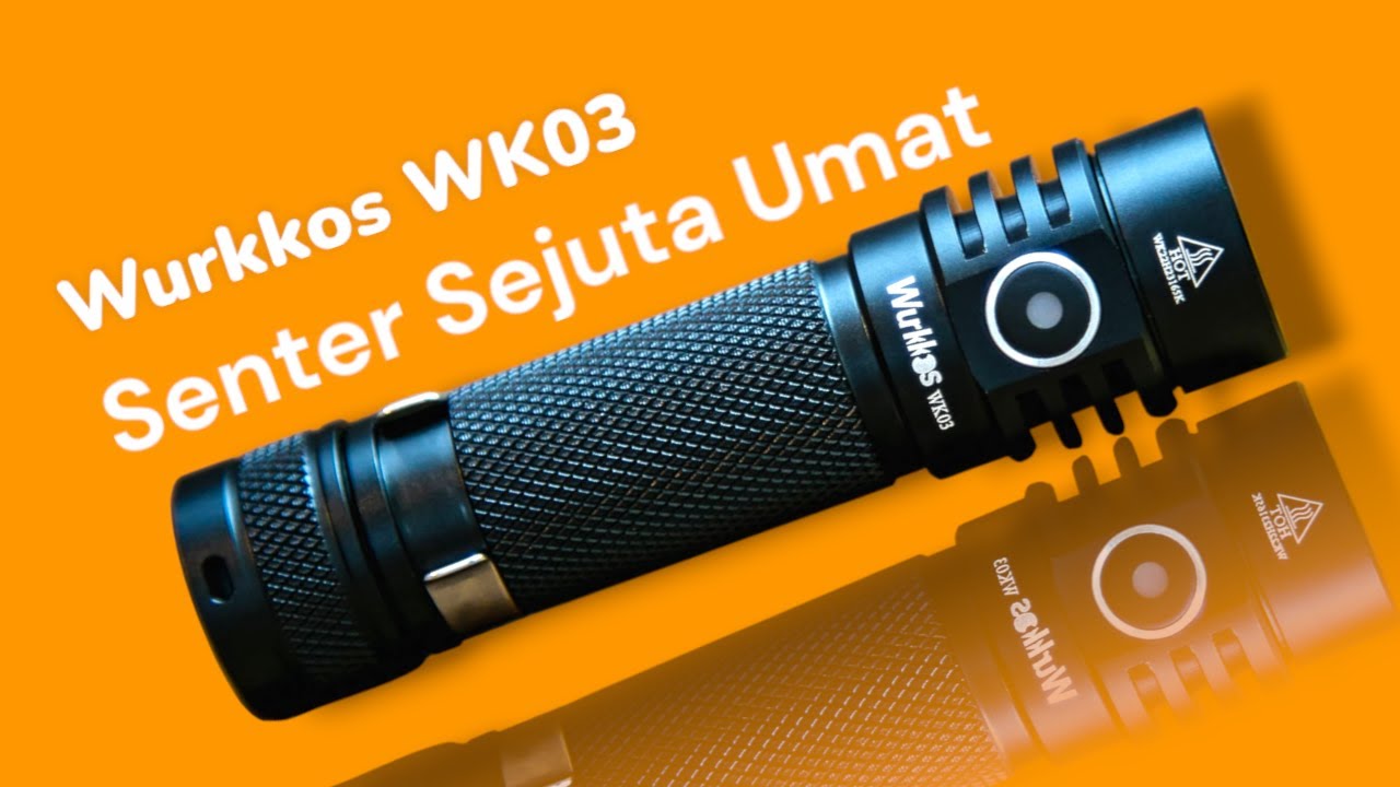 Review Flashlight Wurkkos WK03 • Senter EDC Paling Recomended