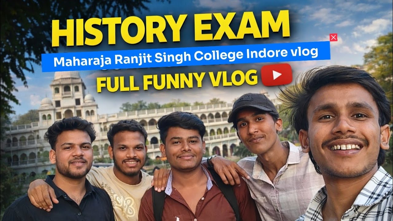 History Exam + College Masti 😂🔥 | Full Vlog