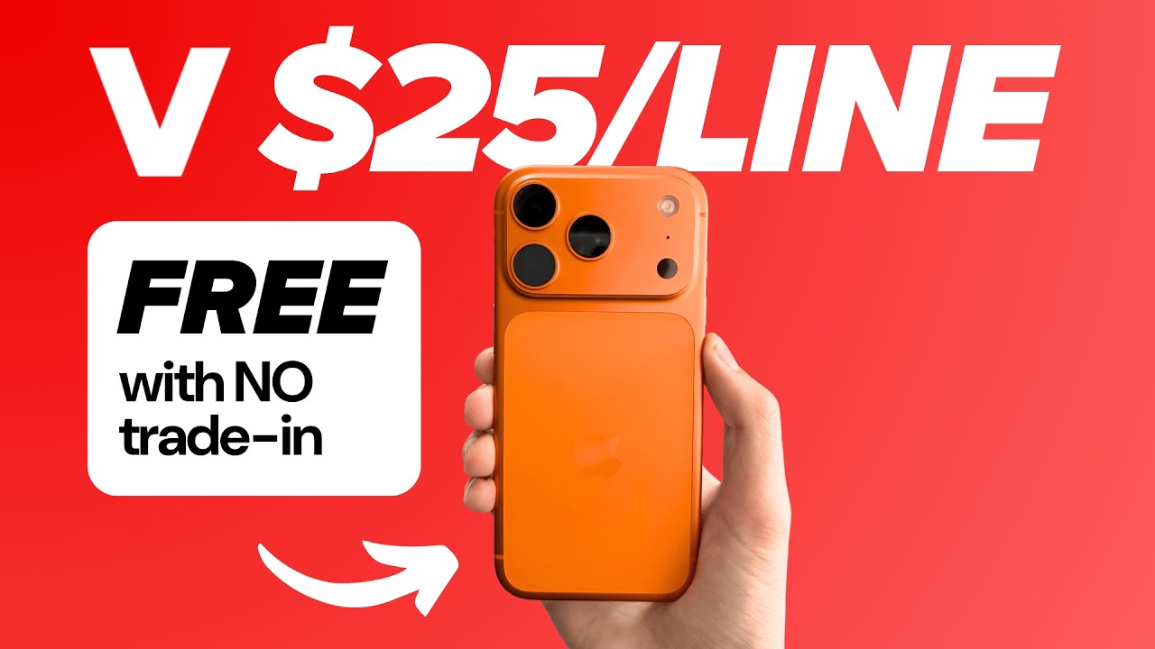 Предложение от Verizon: 25 долларов за линию + 4 бесплатных iPhone 17 Pro — стоит ли оно того? (О...